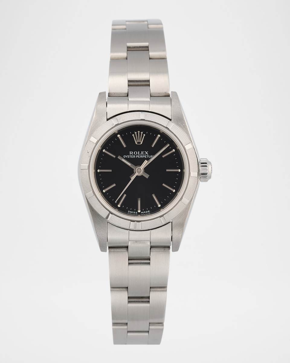 Rolex Stainless Steel Oyster Perpetual 26mm Vintage 2002 Watch